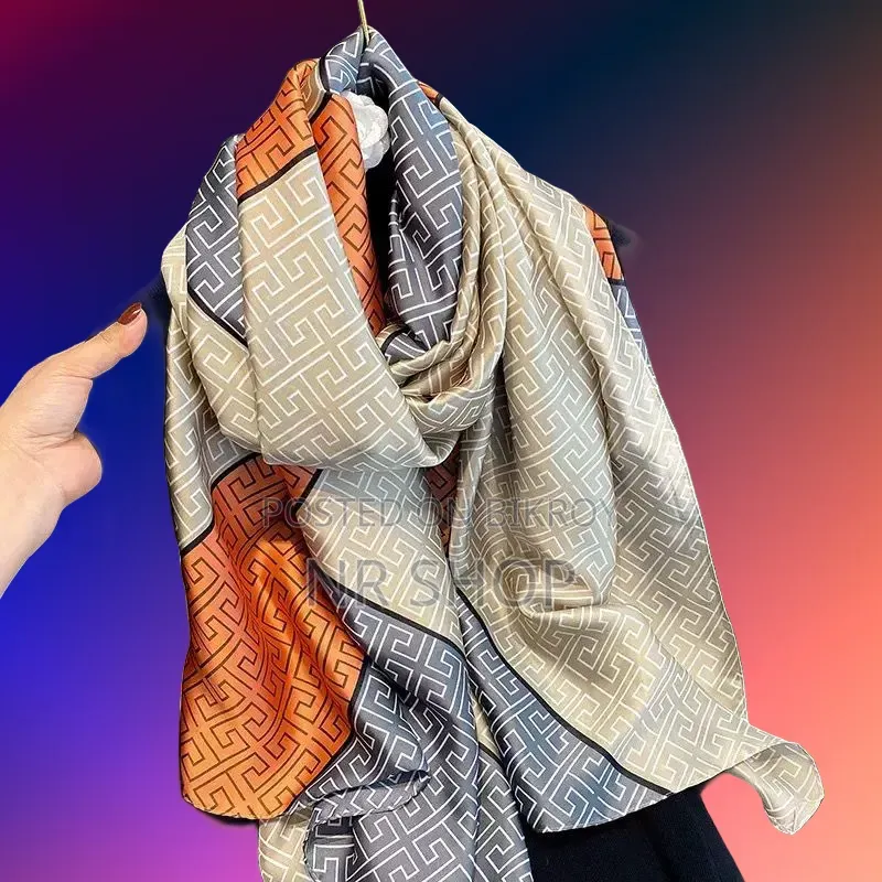 Premium Luxury Satin Silk Scarf