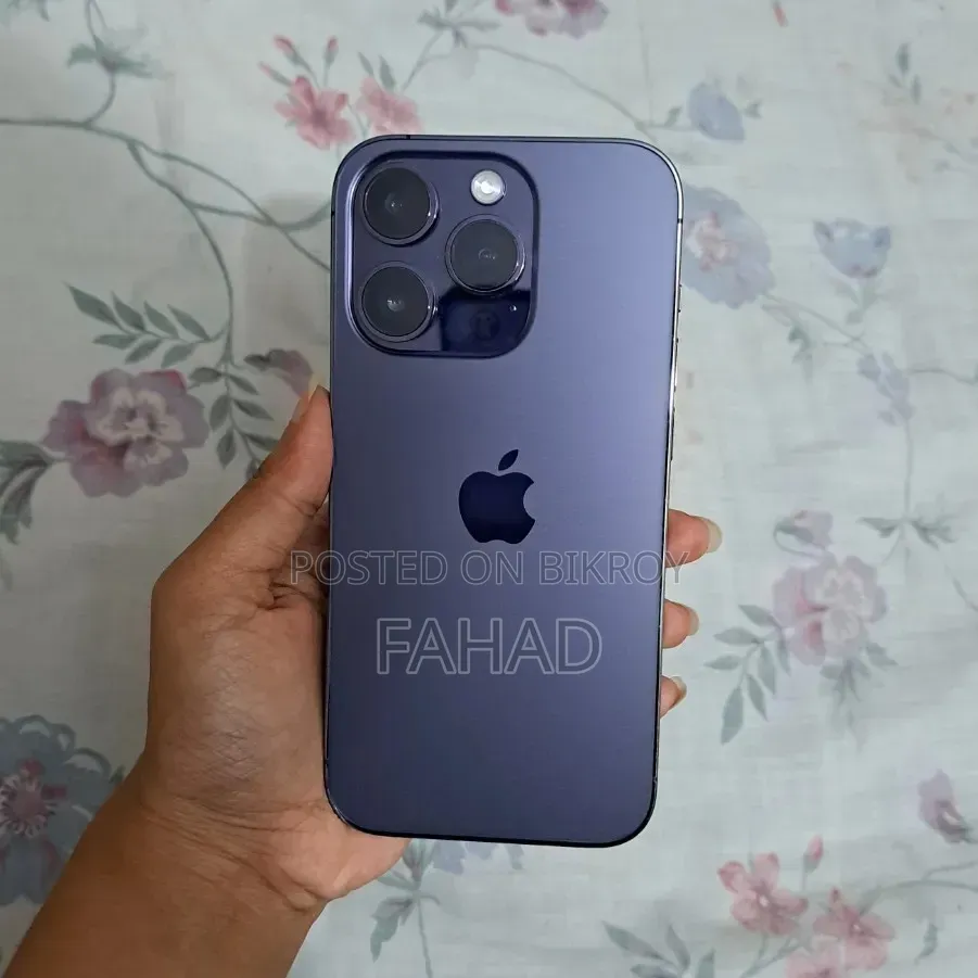 নতুন অ্যাপল আইফোন ১৪ প্রো ১২৮ জিবি পার্পল