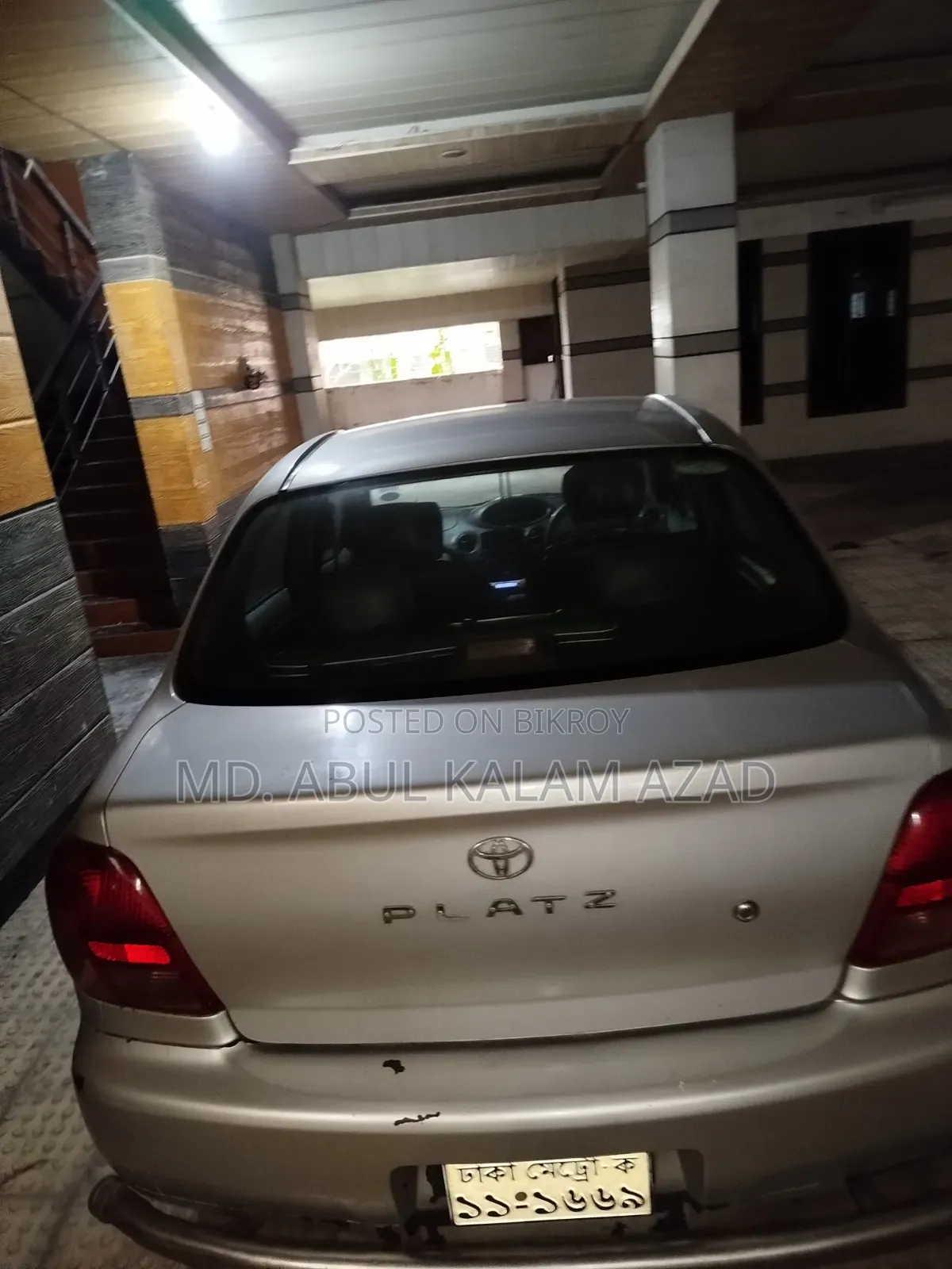 Toyota Platz 2001 Silver