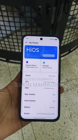 Tecno Spark 40 Pro 128 GB Blue