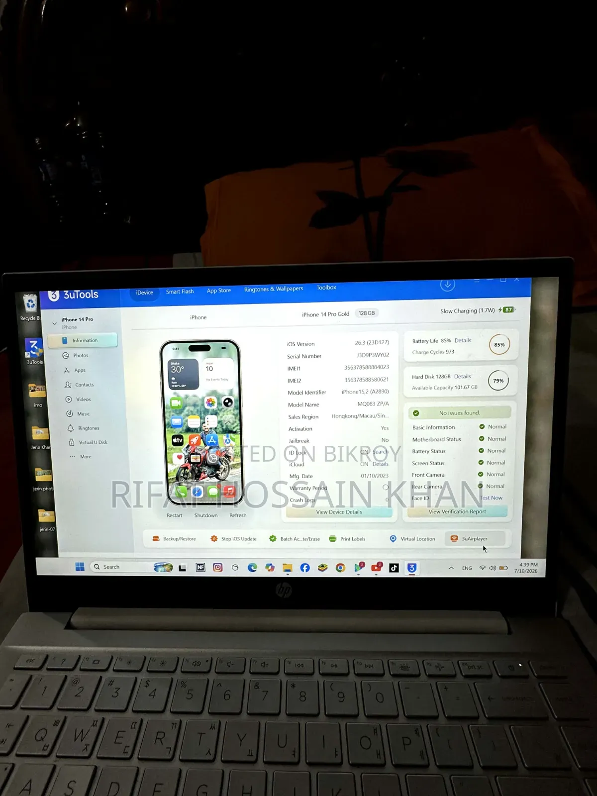 Apple iPhone 14 Pro 128 GB Gold