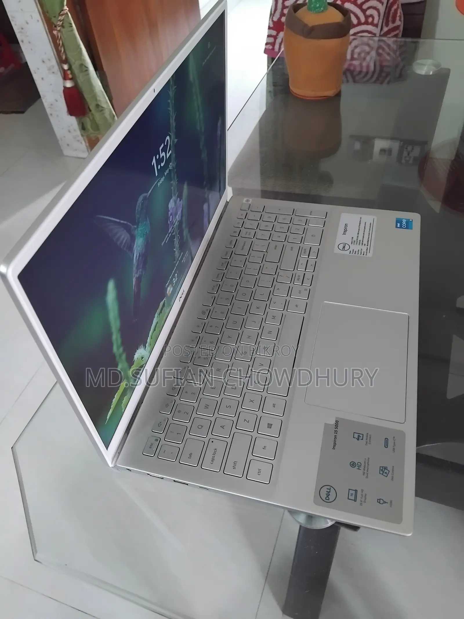 Laptop Dell Inspiron 15 5502 8GB Intel Core I5 SSD 512GB