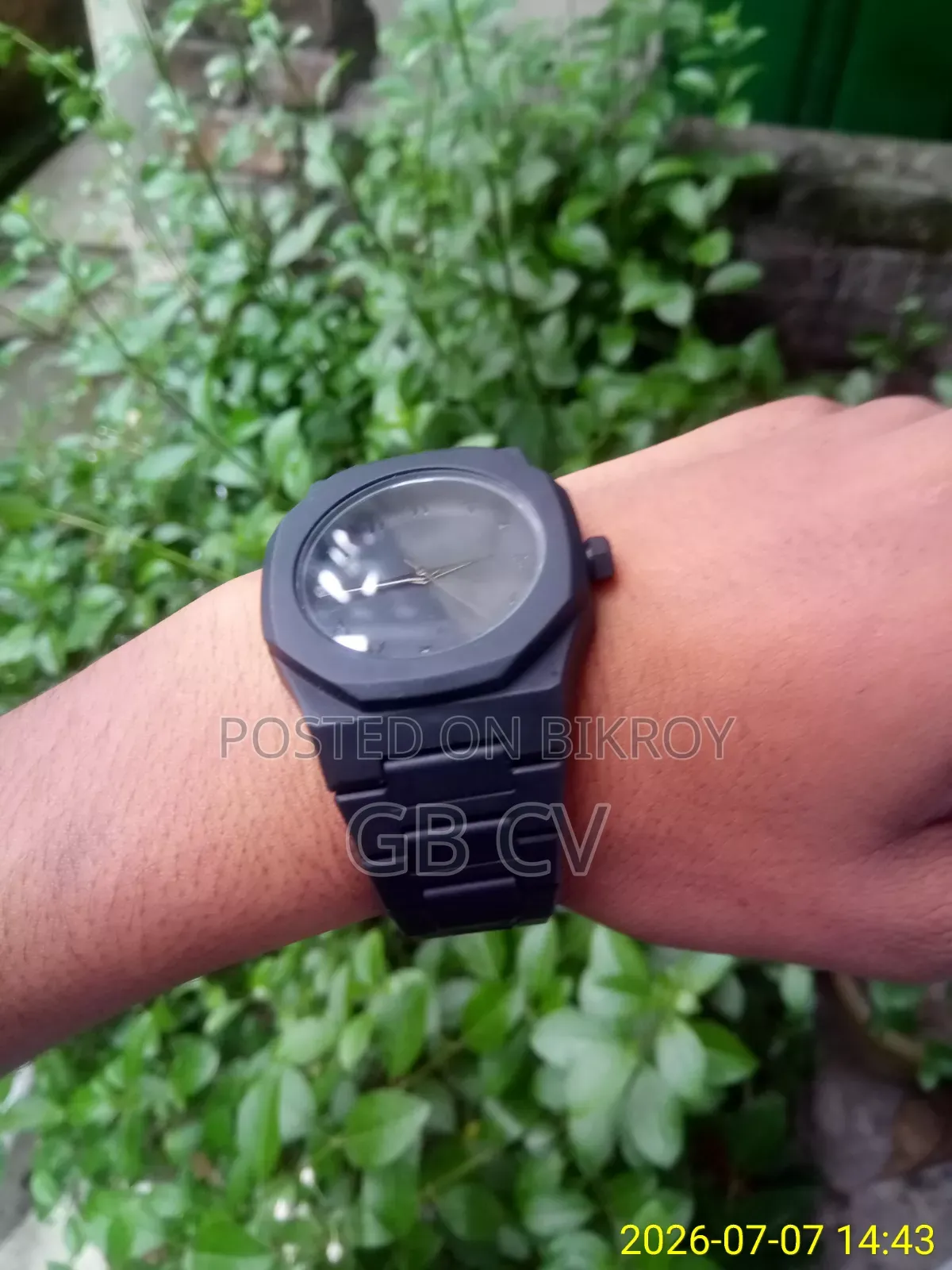 Arabic Dial Black Watch