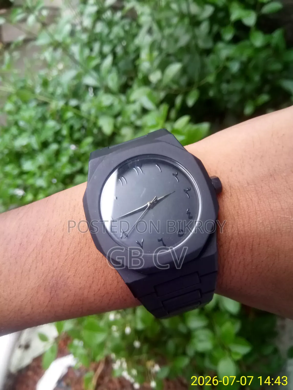 Arabic Dial Black Watch