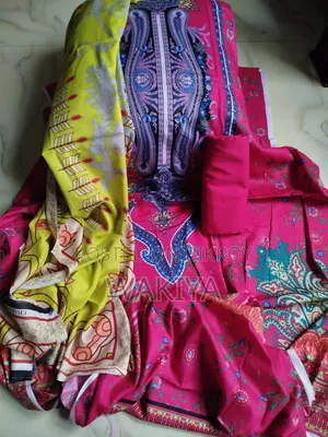 Premium Cotton Unstitch Three Piece