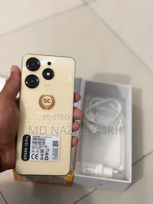 নতুন টেকনো স্পার্ক ১০ প্রো ২৫৬ জিবি গোল্ড