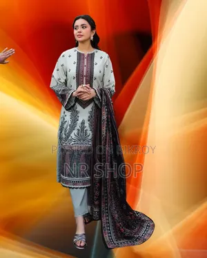 Cotton Silk Digital Print Three Piece