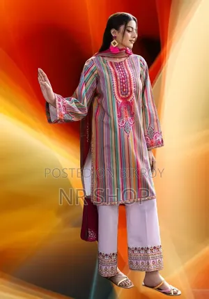 Cotton Silk Digital Print Three Piece