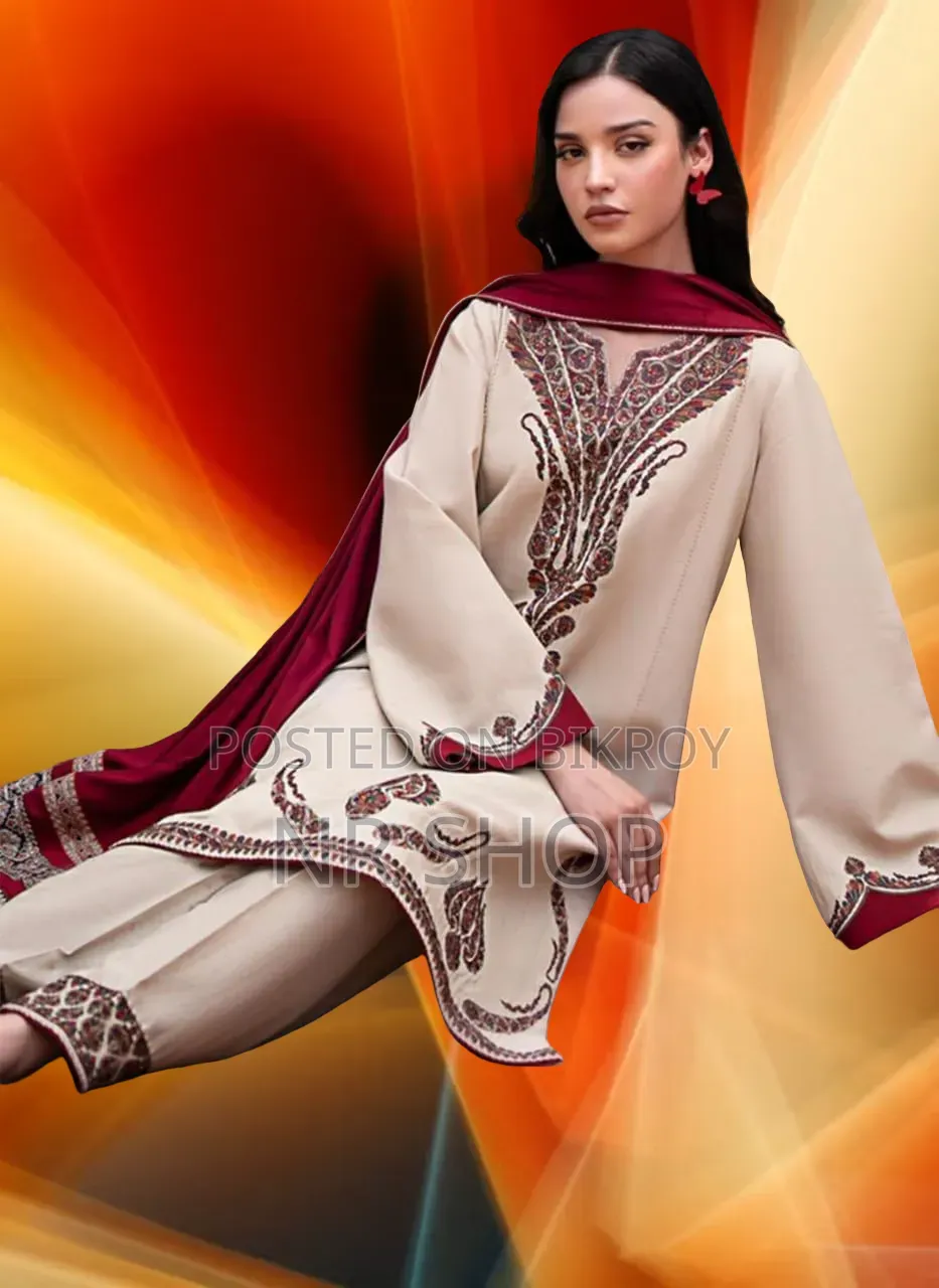 Cotton Silk Digital Print Three Piece
