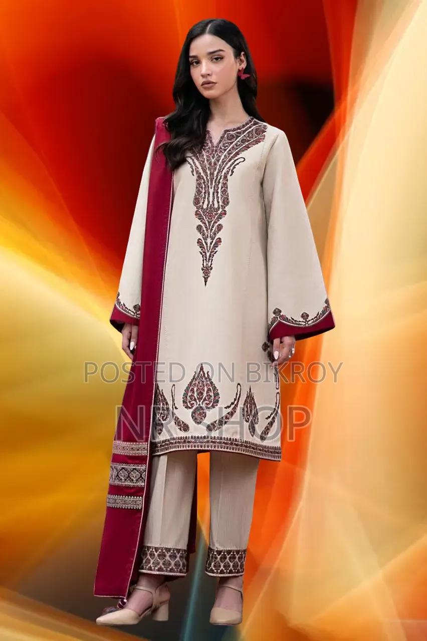 Cotton Silk Digital Print Three Piece