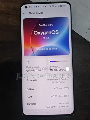 ওয়ানপ্লাস ১১ ২৫৬ জিবি ব্ল্যাক