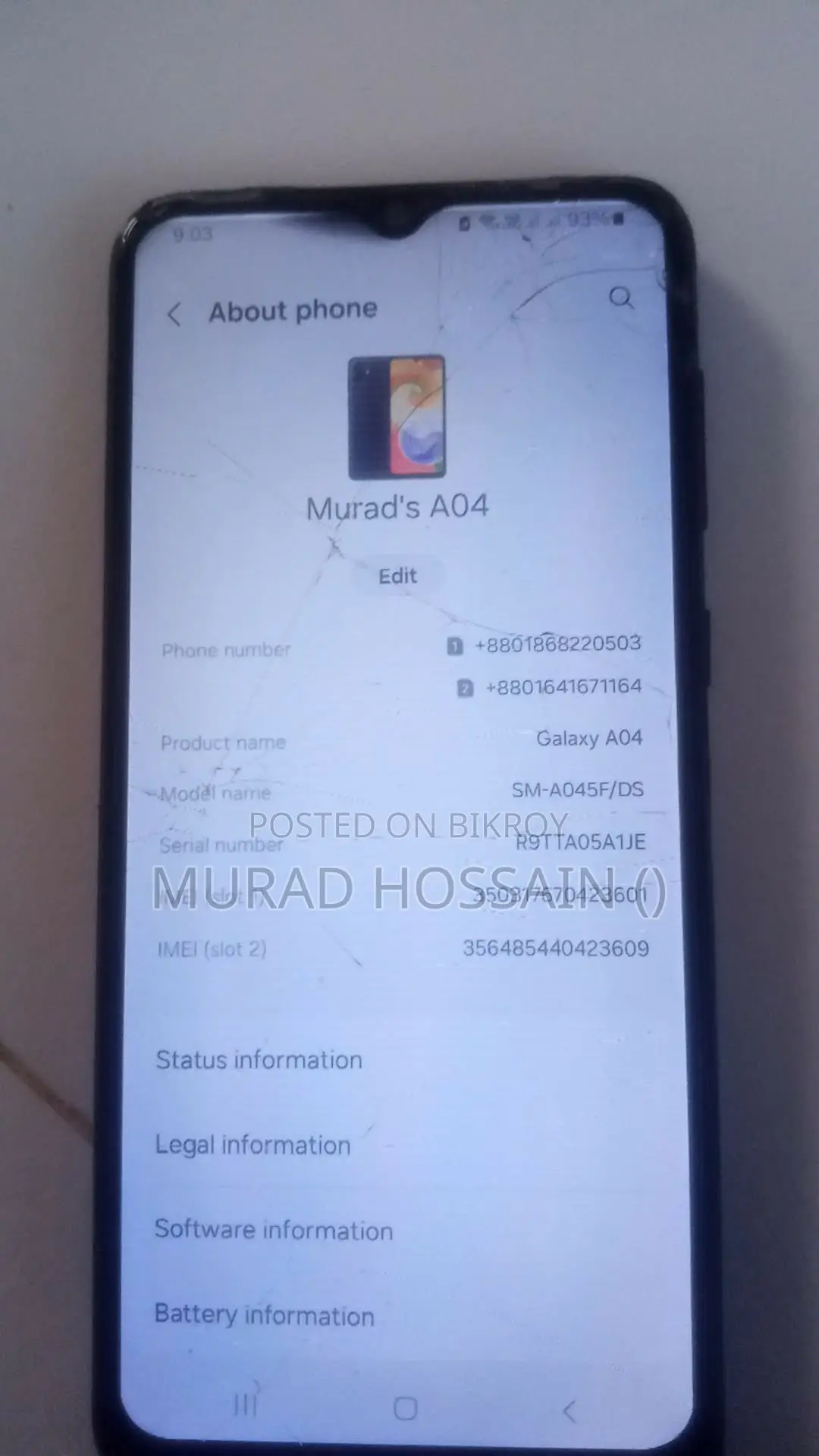 Samsung Galaxy A04 32 GB Black