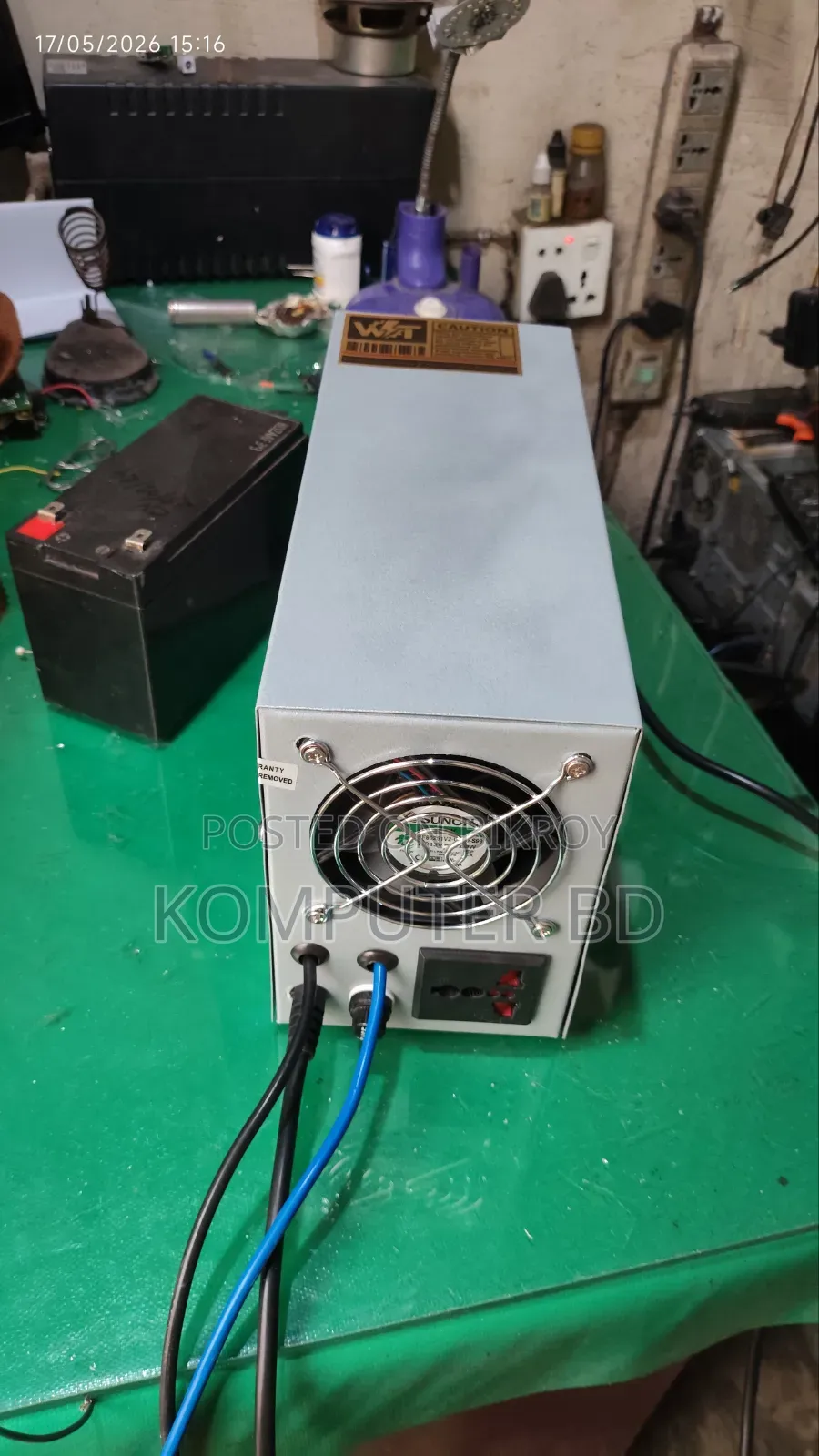 165va/135w Line Interactive Ips Machine Supports 2 Lights 1 Fan