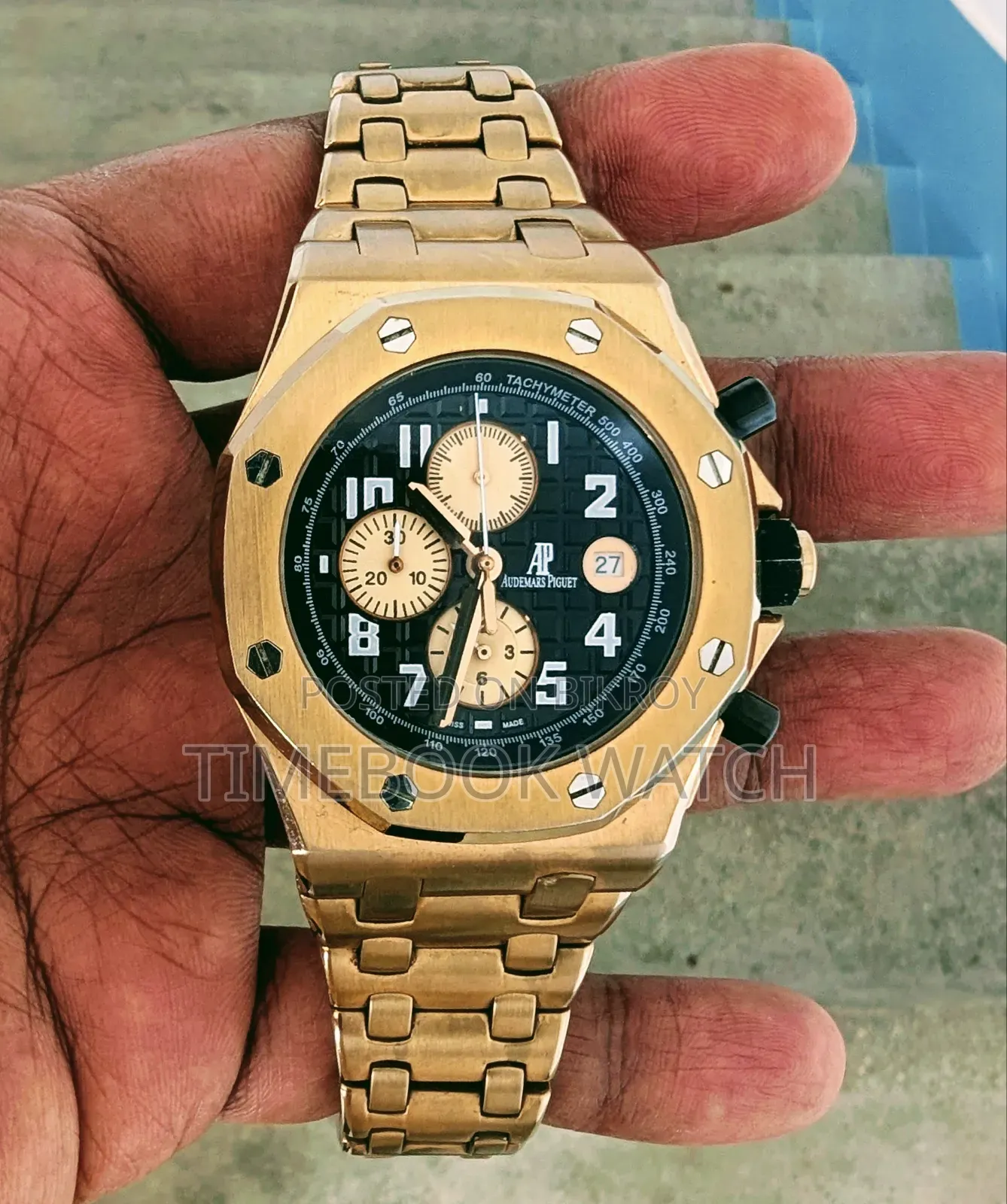 Ap(Audemars Piguet) Steel Watch Beautiful Design Color