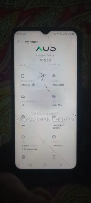Infinix Hot 20i 128 GB Black