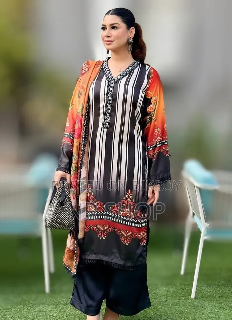 Premium Digital Print Three Piece – The Perfect Blend of Comfort