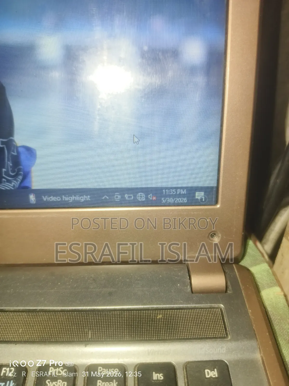 Laptop Acer Aspire 4755 4GB Intel Core I5 HDD 500GB