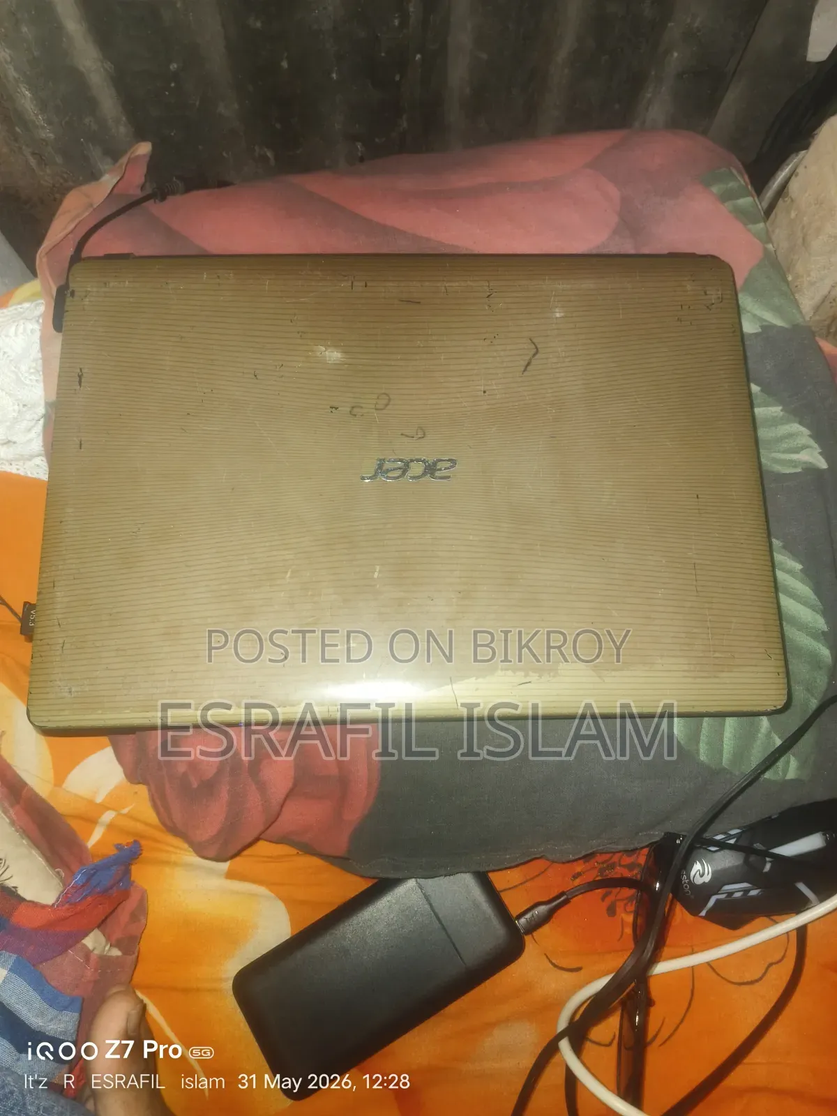 Laptop Acer Aspire 4755 4GB Intel Core I5 HDD 500GB
