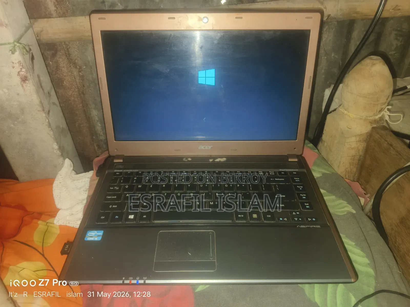 Laptop Acer Aspire 4755 4GB Intel Core I5 HDD 500GB