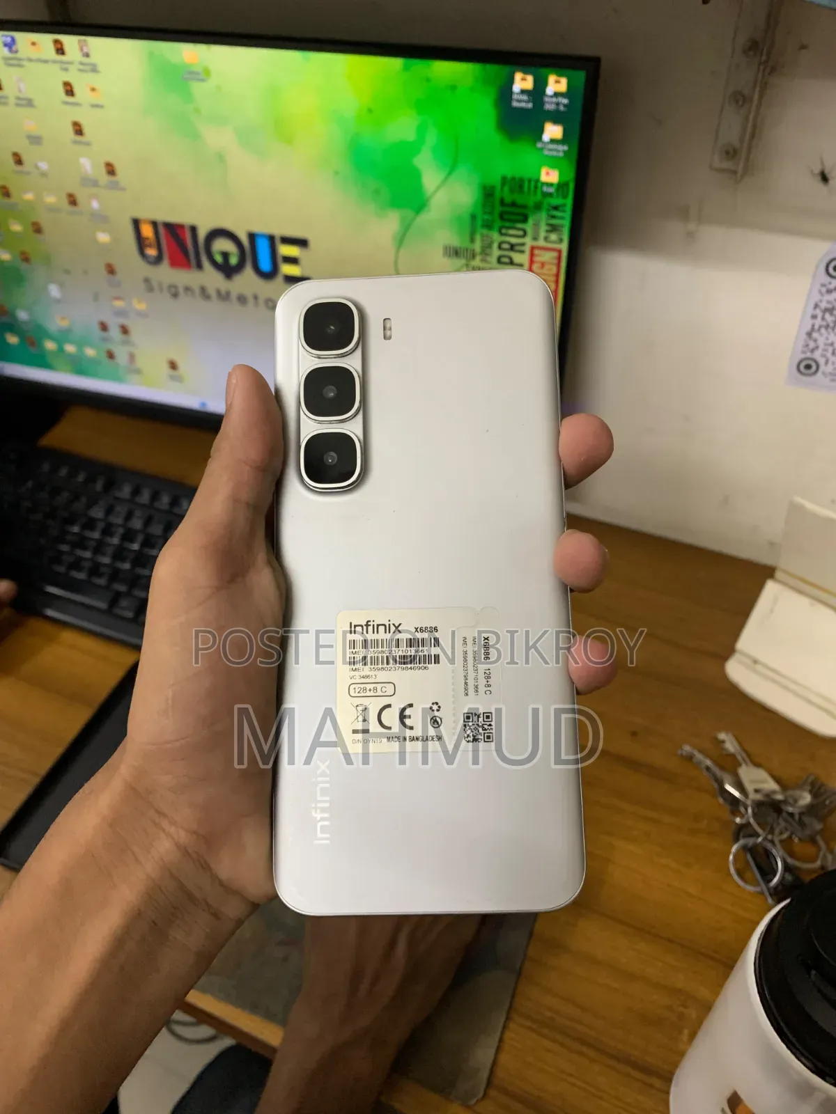 Infinix Hot 60 Pro+ 128 GB Silver