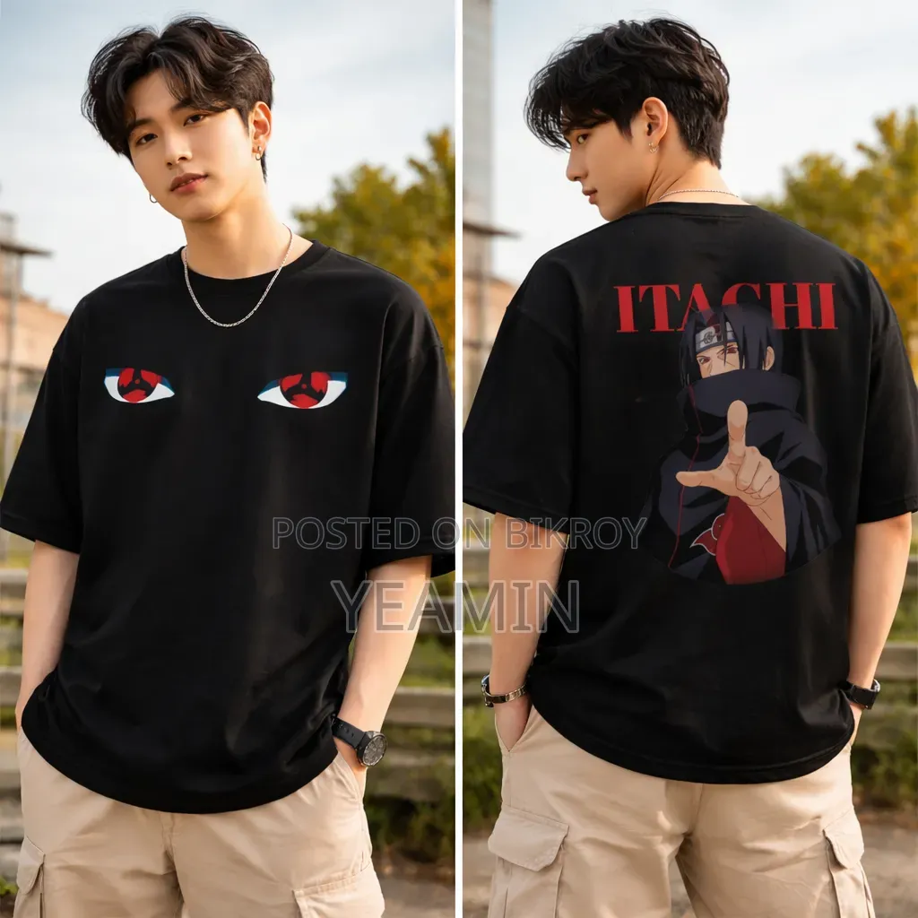 Itachi Uchiha Oversized Drop Shoulder T-Shirt