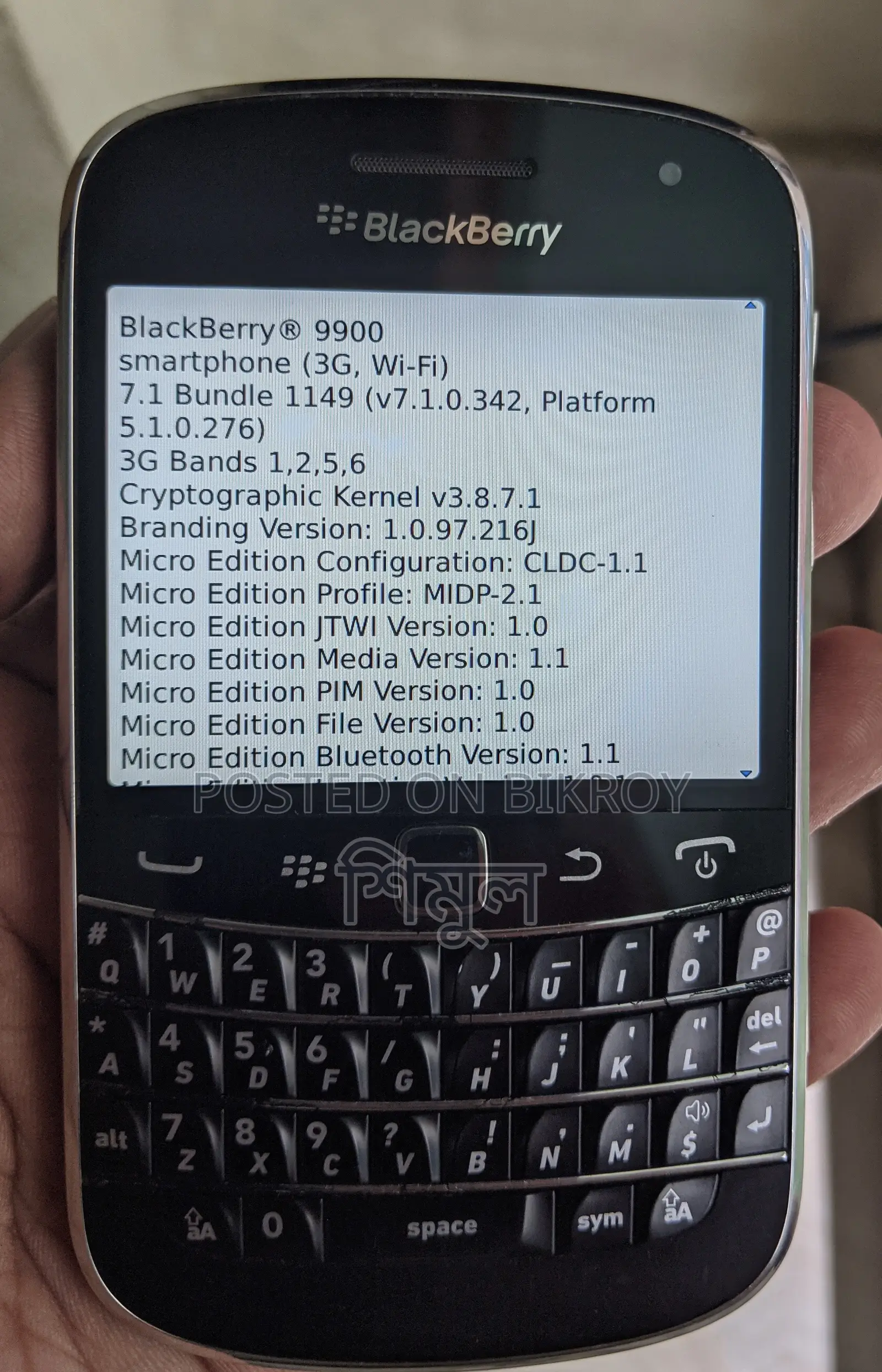 BlackBerry Bold Touch 9900 8 GB Black