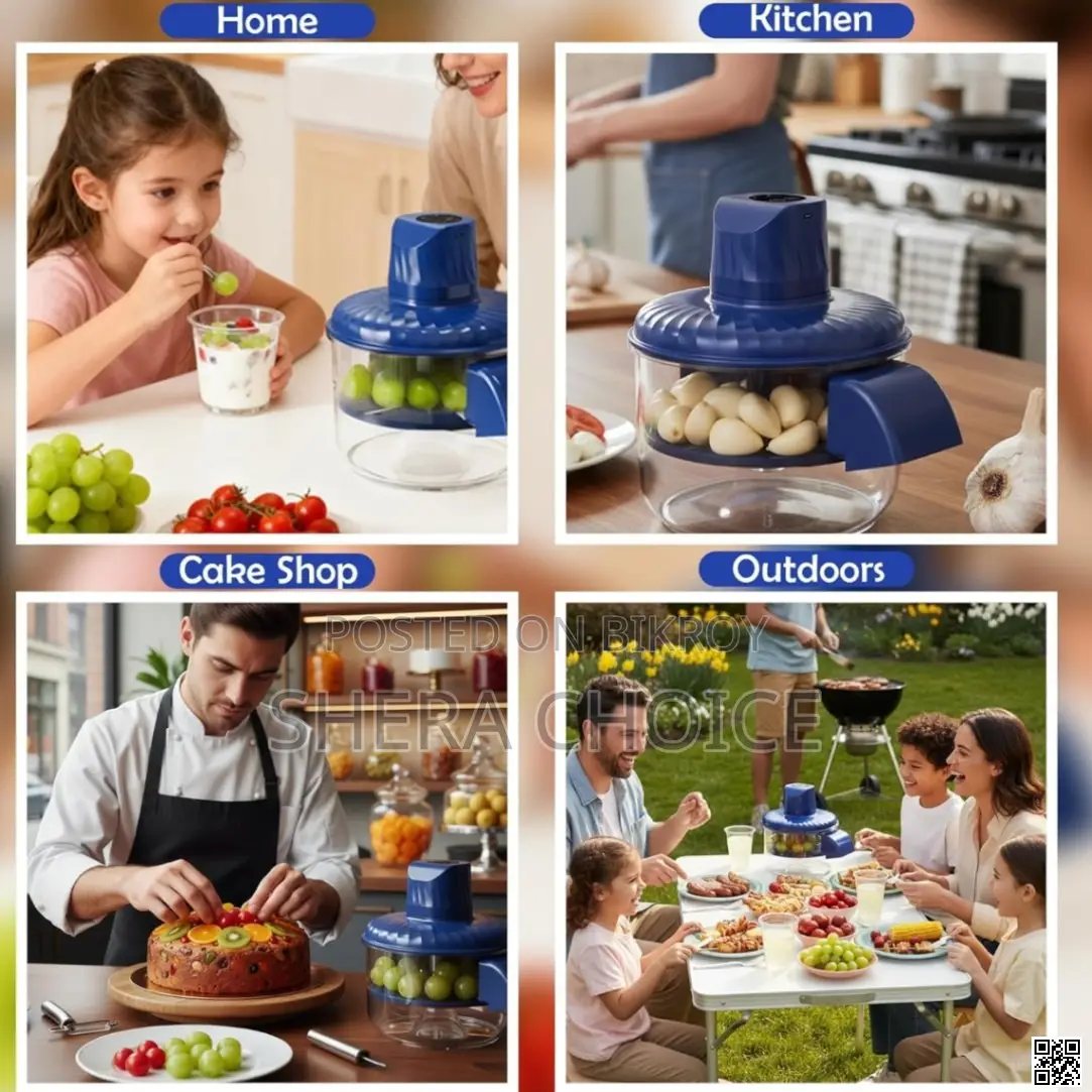 Electric Automatic Fruit Vegetable Peeler, Rechargeable