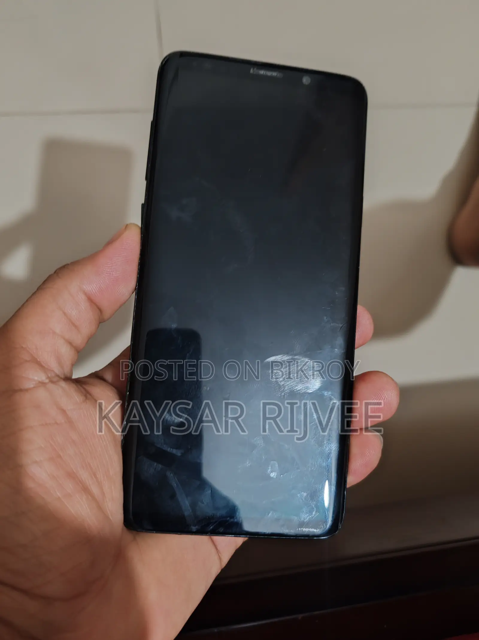 স্যামসাং গ্যালাক্সি এস৯ ১২৮ জিবি কালো