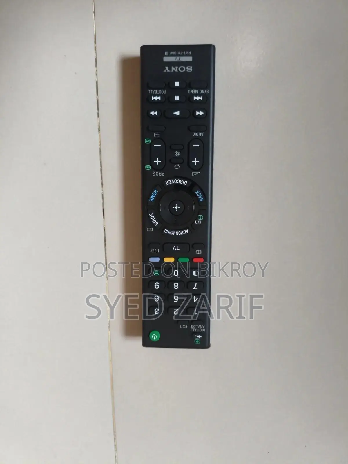 Sony Original Tv Remote and Adapter