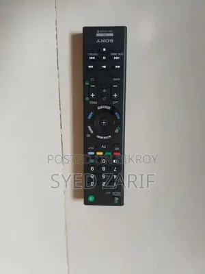 Sony Original Tv Remote and Adapter
