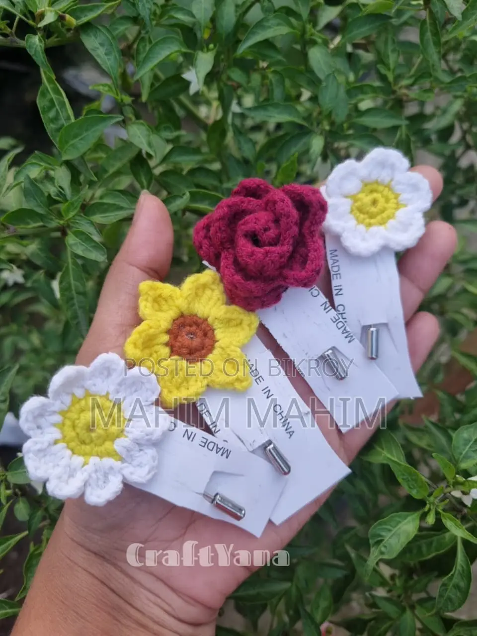 Handmade Crochet Hair Accessories