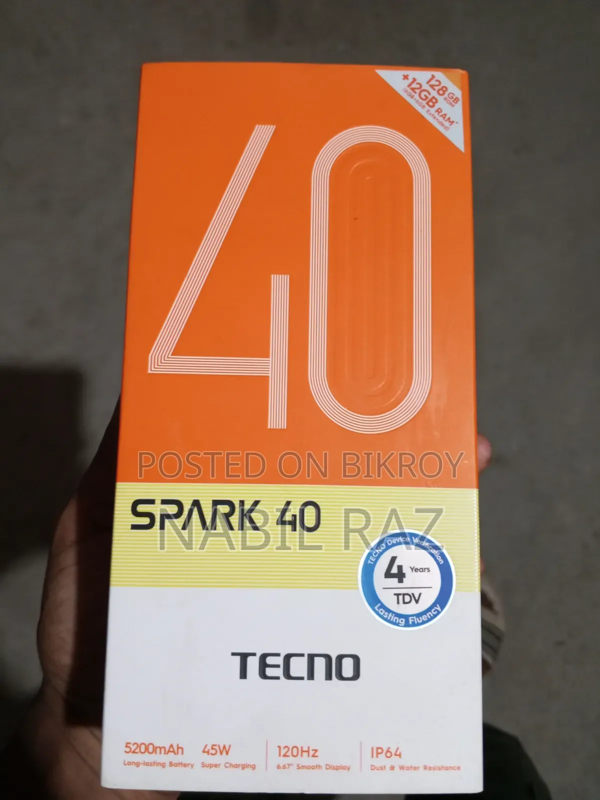Tecno Spark 40 128 GB Bronze