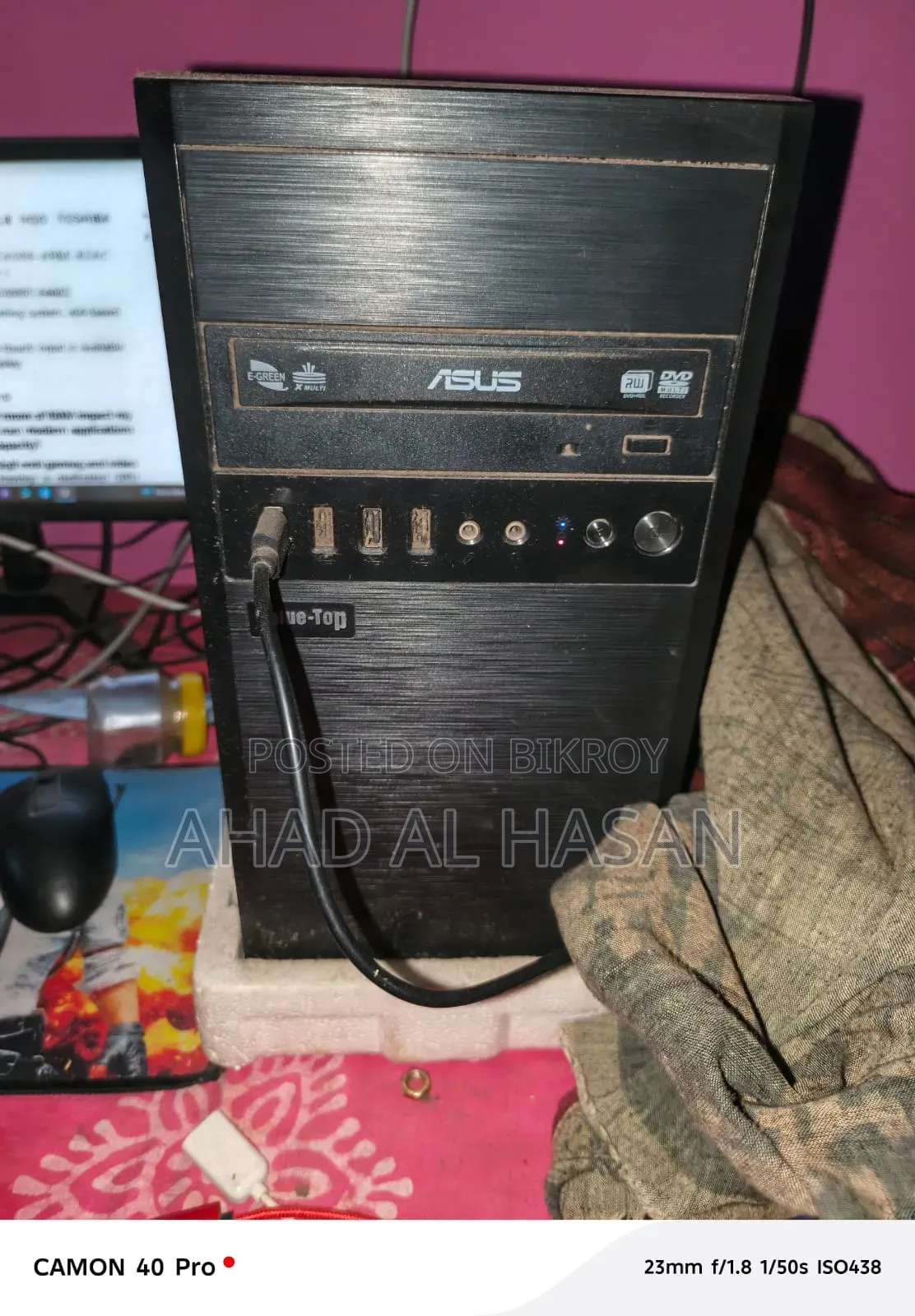 Desktop Computer Asus 16GB Intel Core I3 HDD+SSD 1.5T