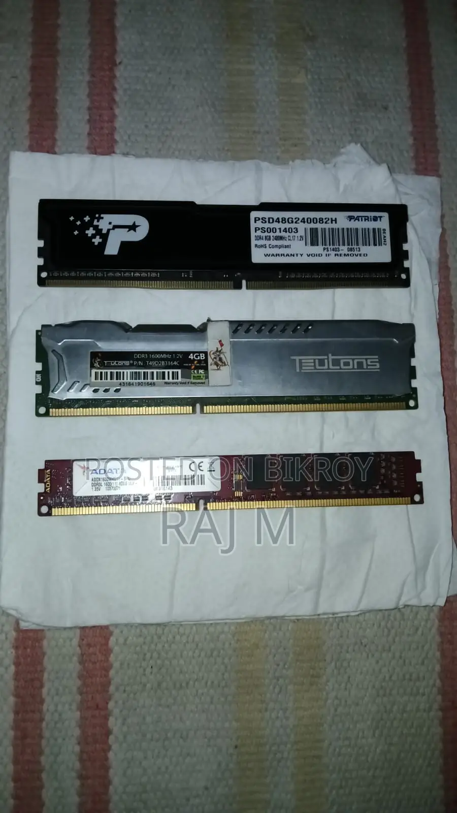 Desktop RAM for sale