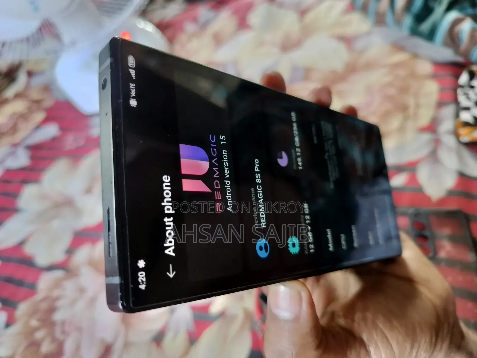 ZTE Nubia RedMagic 8S Pro 256 GB Black