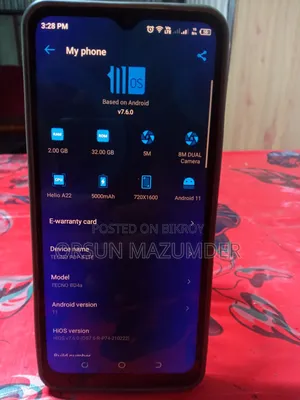 Tecno Pop 5 16 GB Blue
