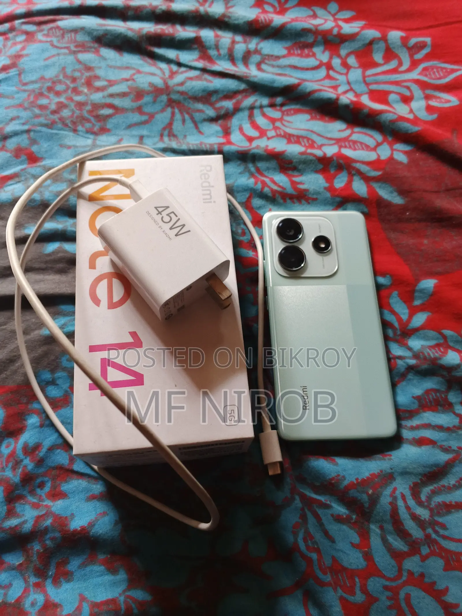 শাওমি রেডমি নোট ১৪ ৫জি ২৫৬ জিবি নীল