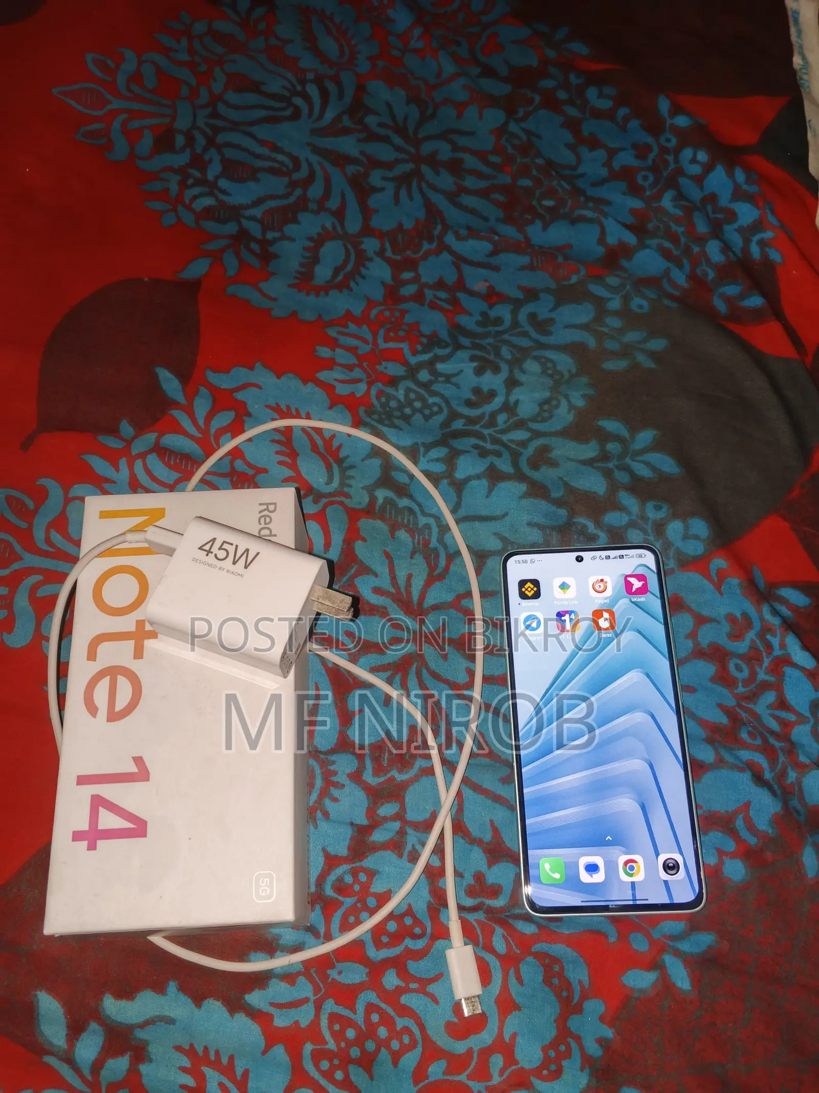 শাওমি রেডমি নোট ১৪ ৫জি ২৫৬ জিবি নীল