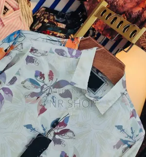 চায়না ফ্লোরাল প্রিন্ট ফুল স্লিভ শার্ট