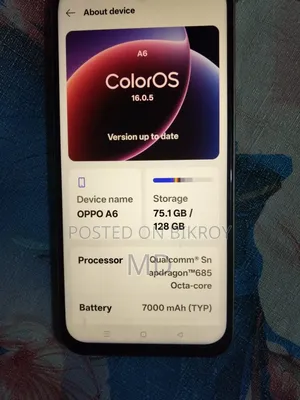 Oppo A6 128 GB Gold