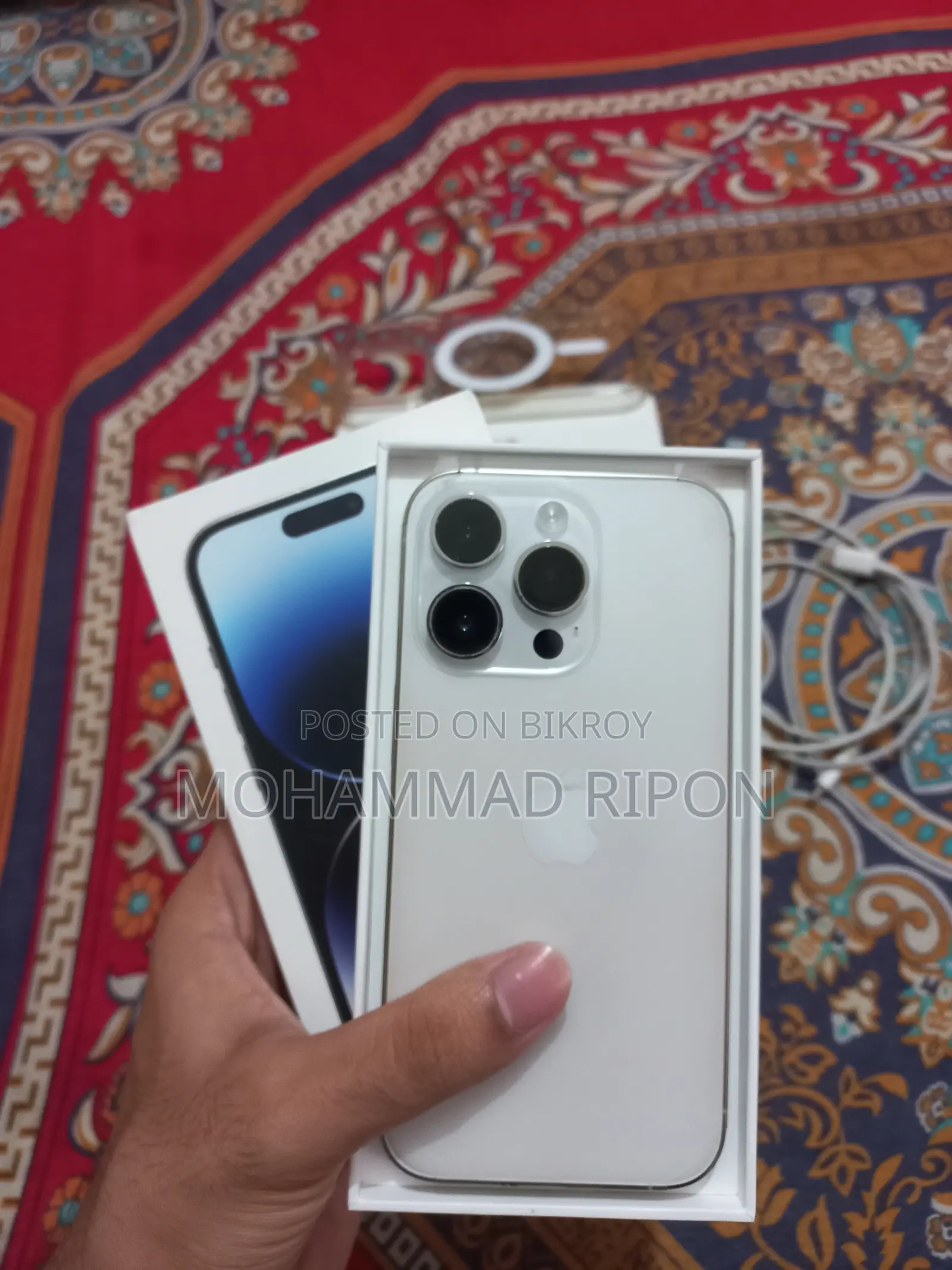 অ্যাপল আইফোন ১৪ প্রো ৫১২ জিবি সিলভার
