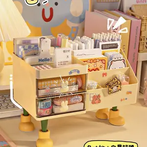 Cute Desktop Organizer Stationery Storage Box