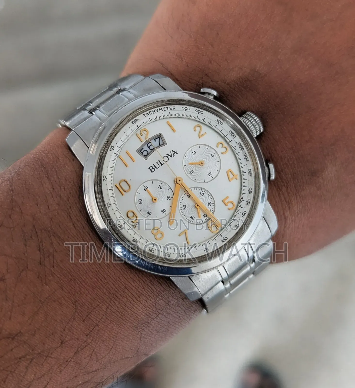 Bulova Watch 100% All Steel From Cyprus