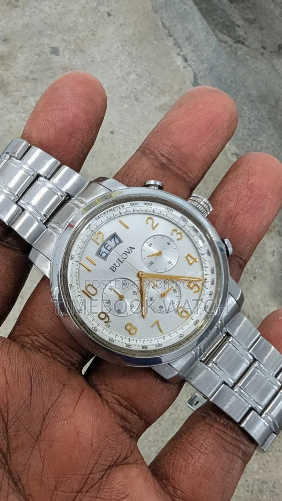 Bulova Watch 100% All Steel From Cyprus