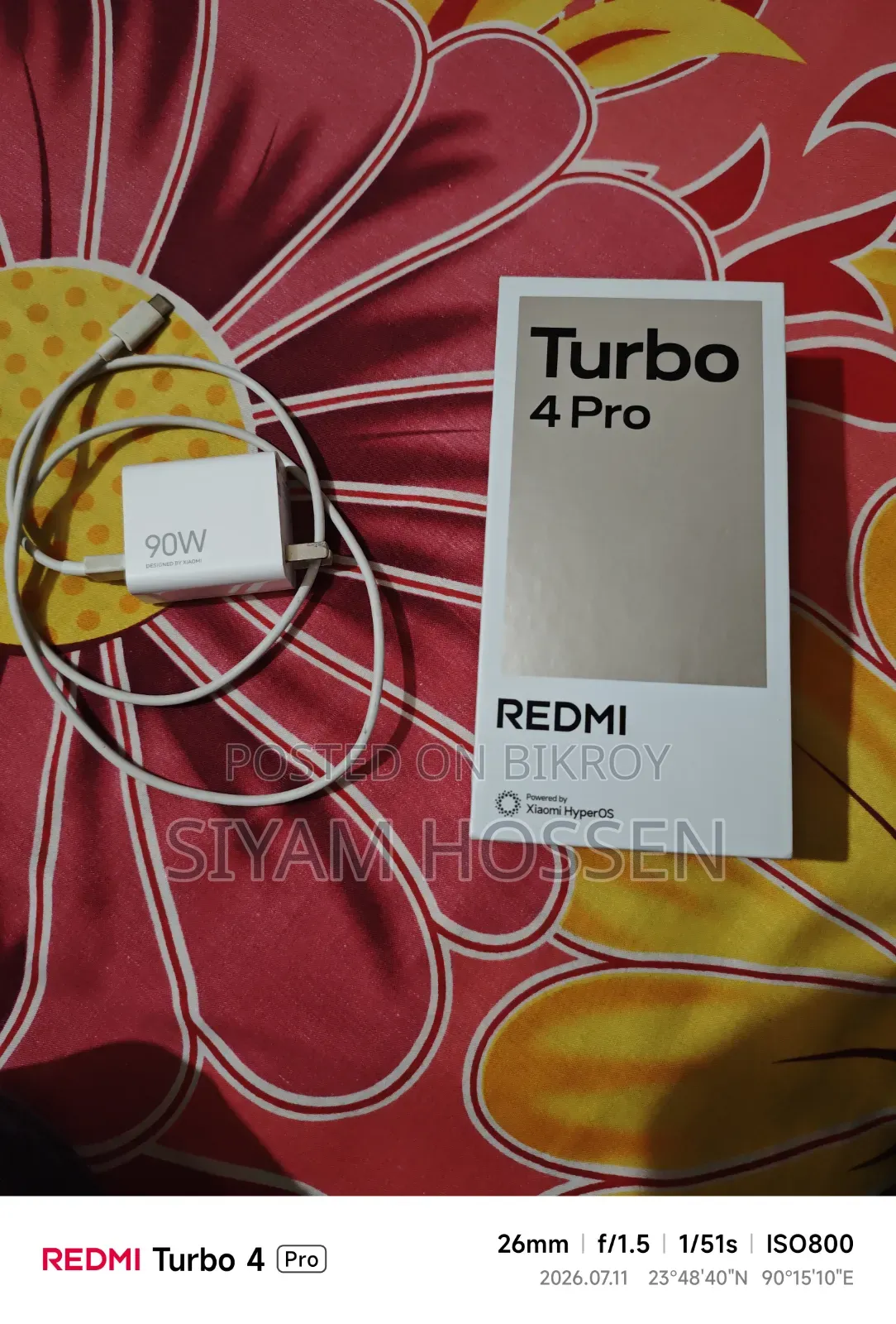Xiaomi Redmi Turbo 4 Pro 256 GB Black