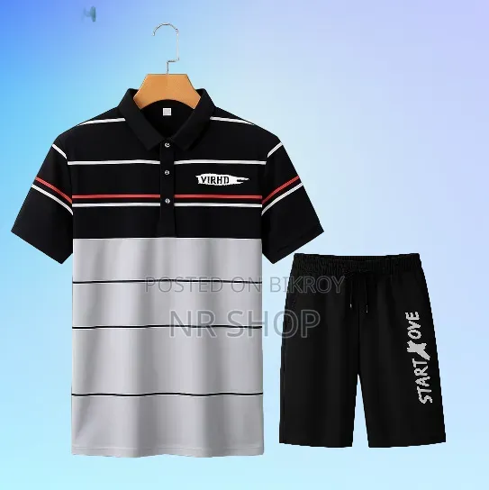 পোলো শার্ট ও হাফ প্যান্ট কম্বো