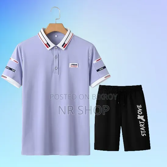 পোলো শার্ট ও হাফ প্যান্ট কম্বো