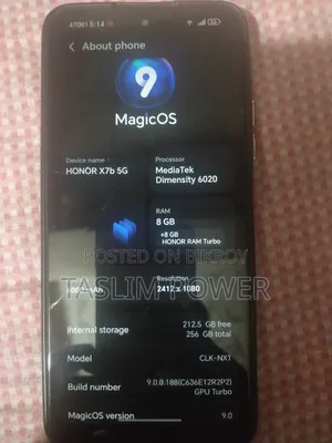 Honor X7b 5G 256 GB Silver