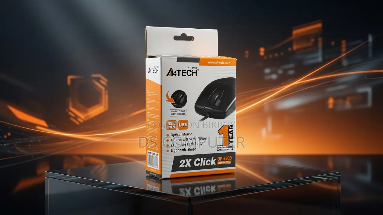 A4tech Op-620d 2x Click Usb Optical Mouse [ Office Used ]