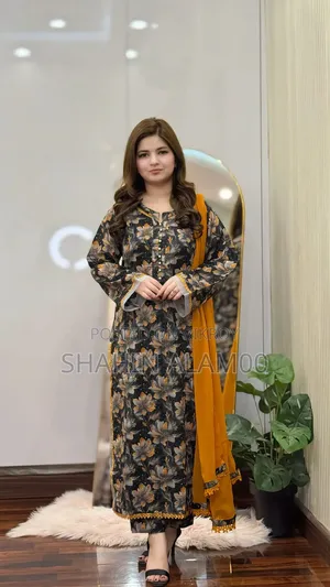 Cotton Readymade Three Piece